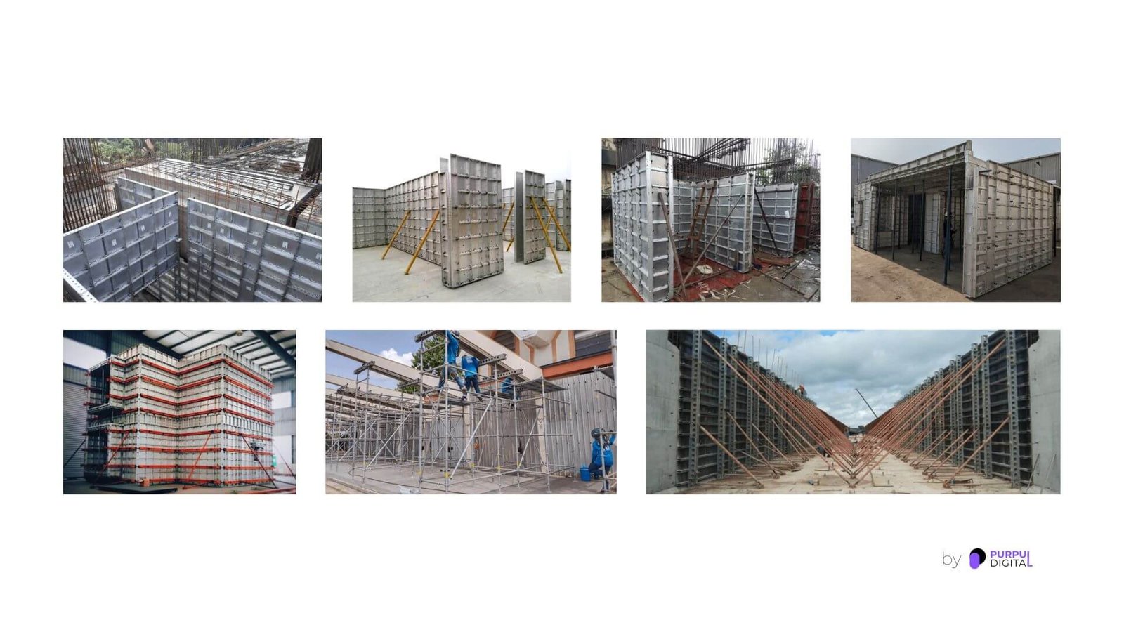 SilverEdge brand moodboard - industrial meets modern